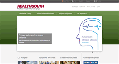 Desktop Screenshot of healthsouthaltamontesprings.com